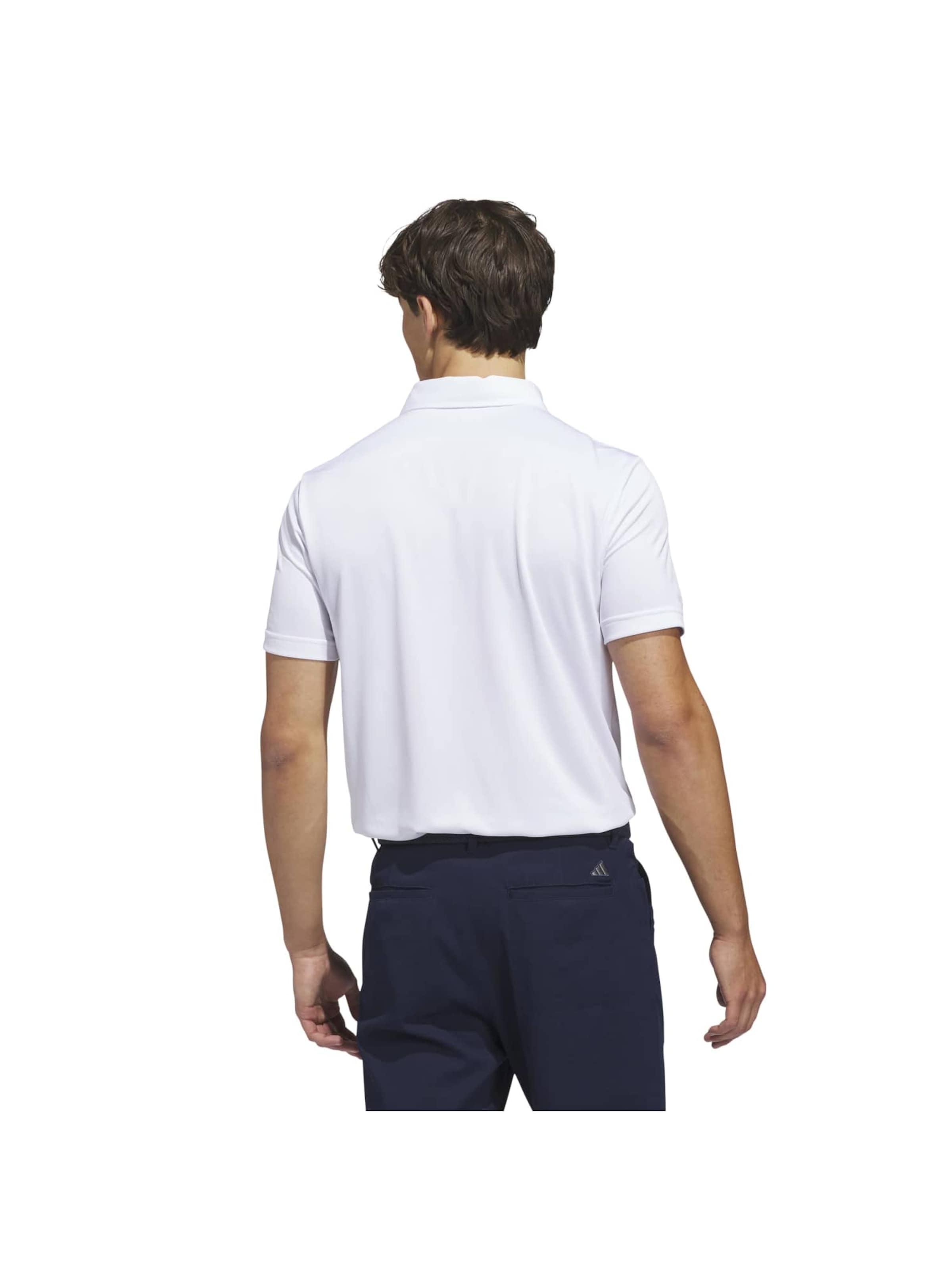 ADIDAS GOLF Funktionstopp i vit: baksida