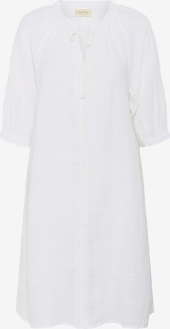 Cream Jurk 'Bellis' in Wit: voorkant