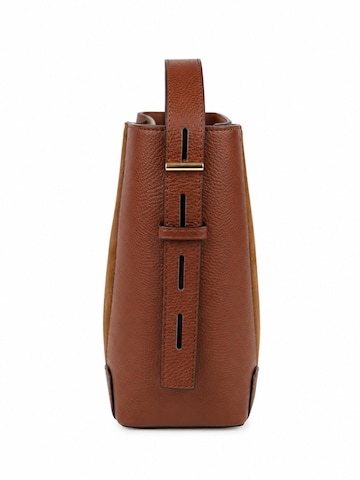 SARA BY JG Skuldertaske 'La Solida - Made in Italy' i brun