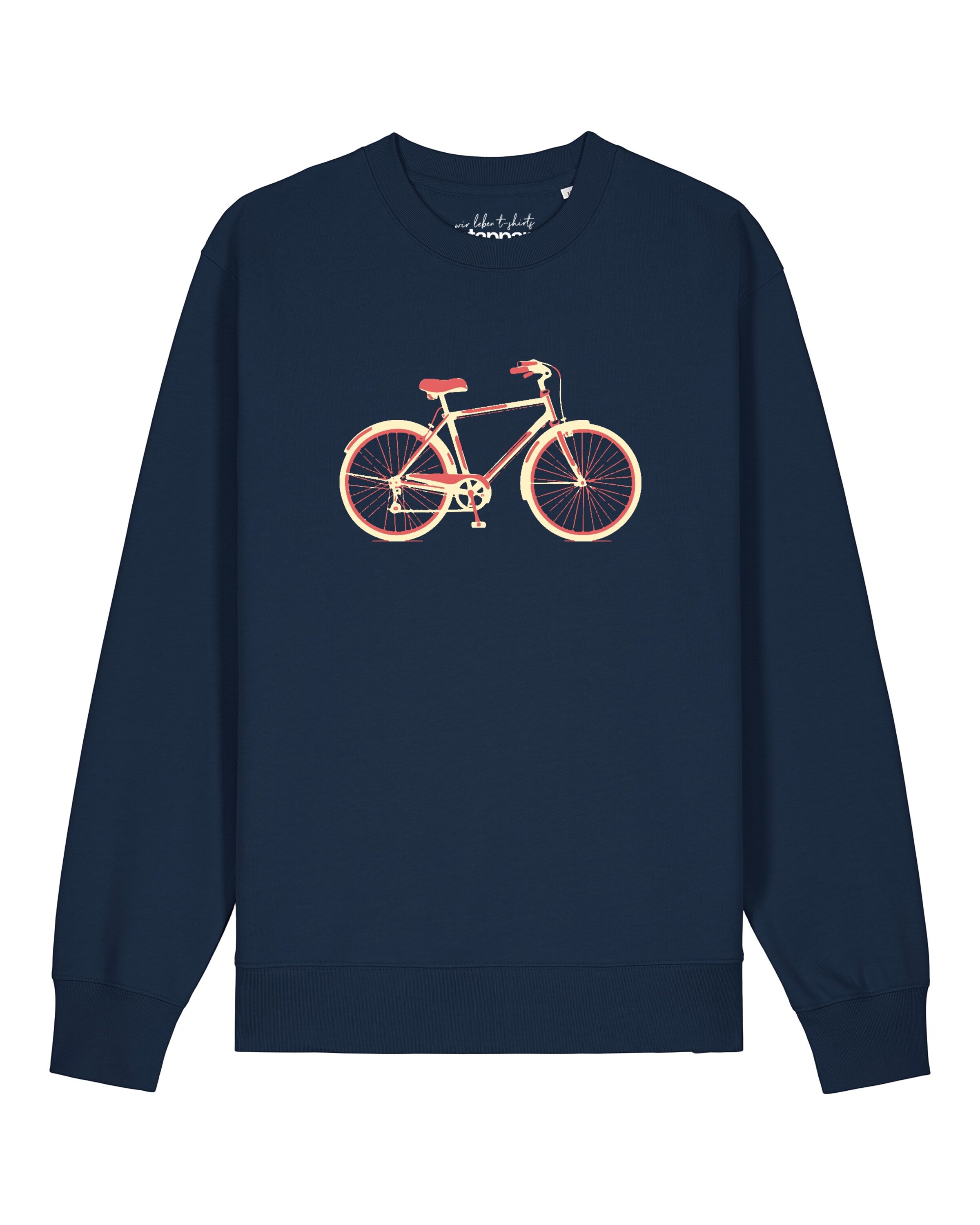 Sweat-shirt 'Red Bike' Watapparel en bleu : devant