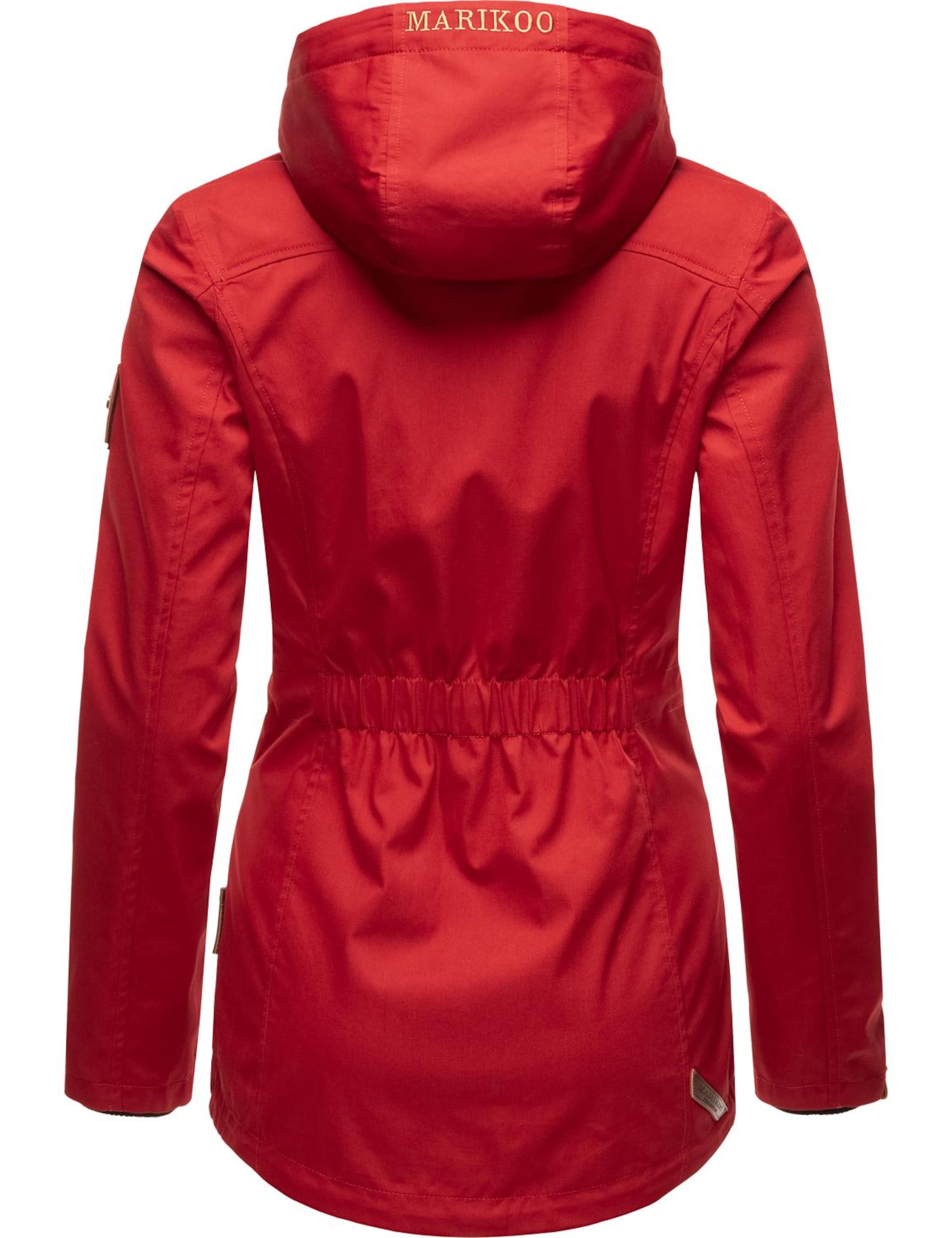 MARIKOO Overgangsjakke 'Babetaa' i rød