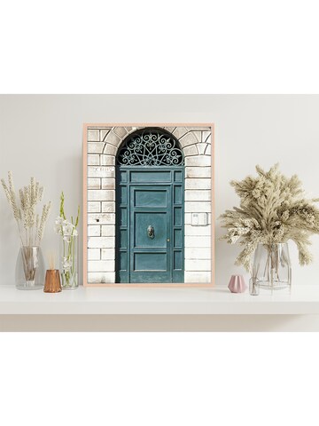 Liv Corday Bild 'Vintage Green Door' in Mischfarben