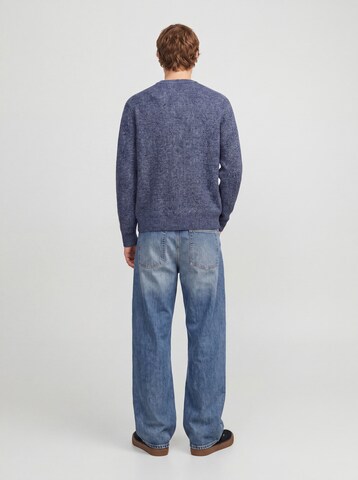 JACK & JONES Svetr 'JORFREDERIKSBERG OLLIE' – modrá