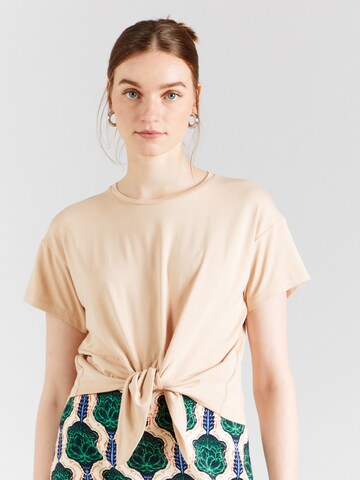 Maglietta 'Lavina' di ABOUT YOU in beige: frontale