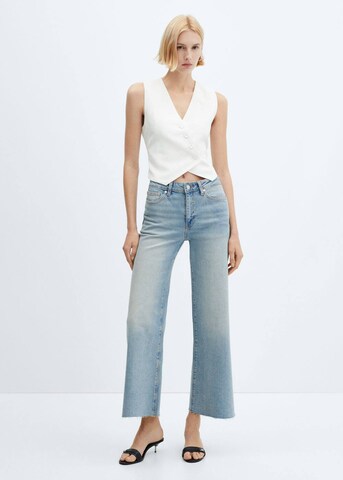 MANGO Wide Leg Jeans 'Sharon' i blå