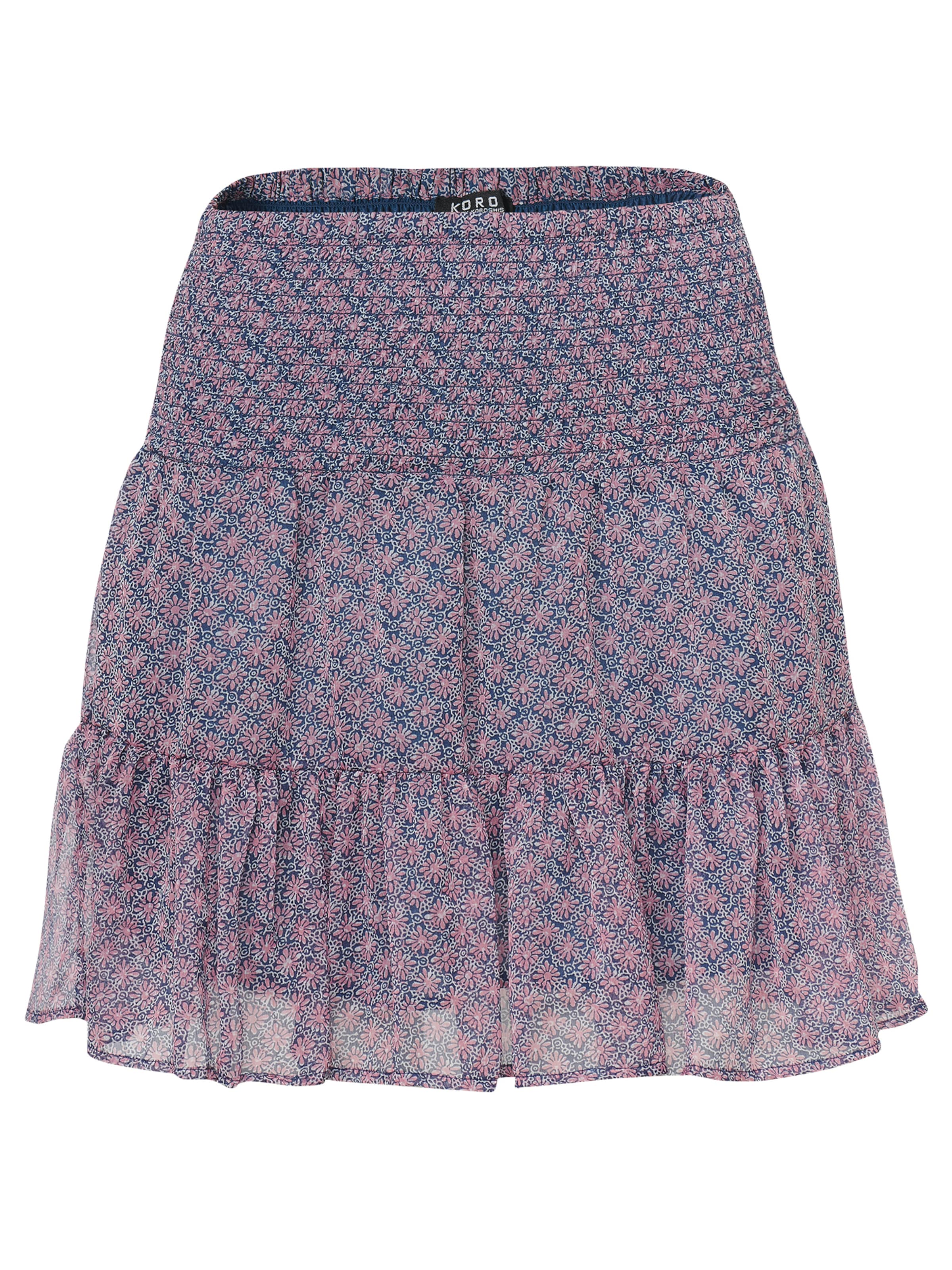 Gonna di KOROSHI in rosa: frontale