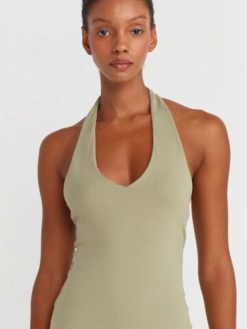 Dilvin - Vestido em verde