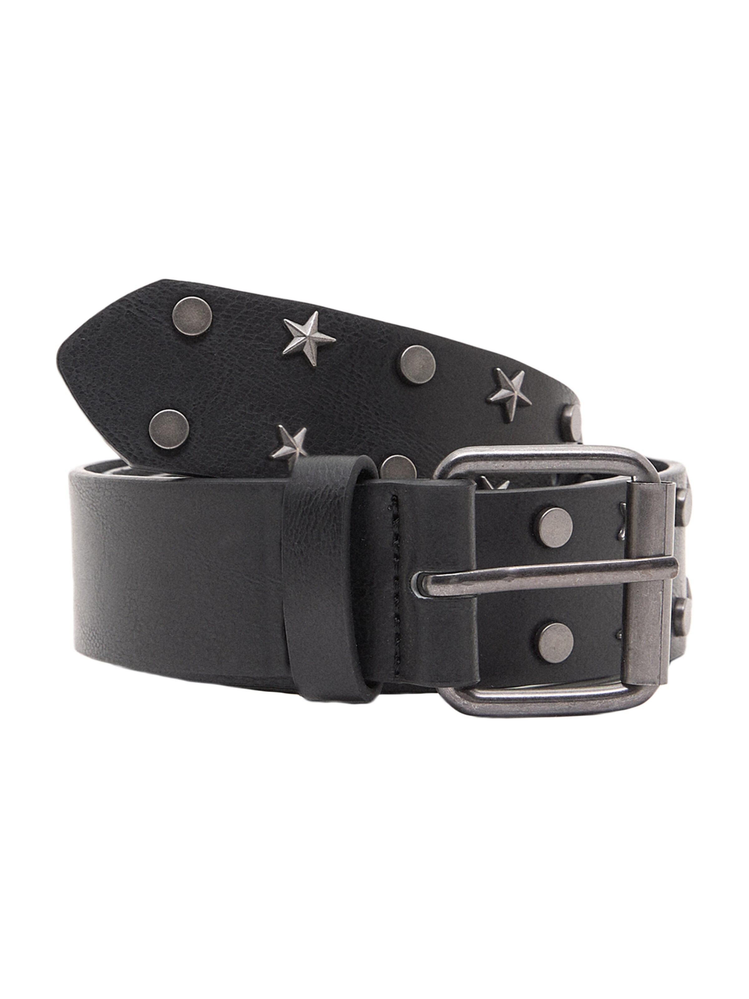 Ceinture Pull&Bear en noir : devant