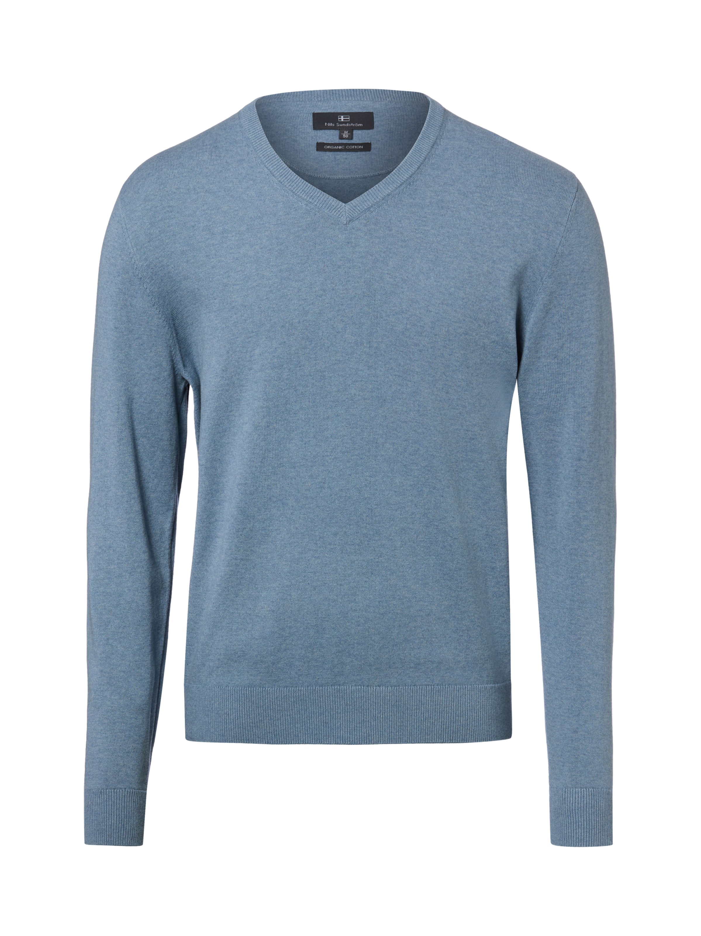 Pull-over Nils Sundström en bleu : devant