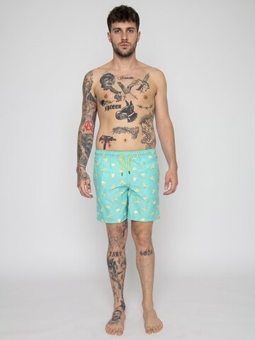 Happy Socks Boardshorts 'Banana Break Long Swimshorts 6700' in Gemengde kleuren