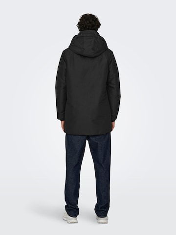 Only & Sons Parka 'CARL' in Schwarz