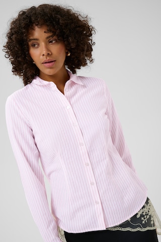 T-shirt Kaffe en rose