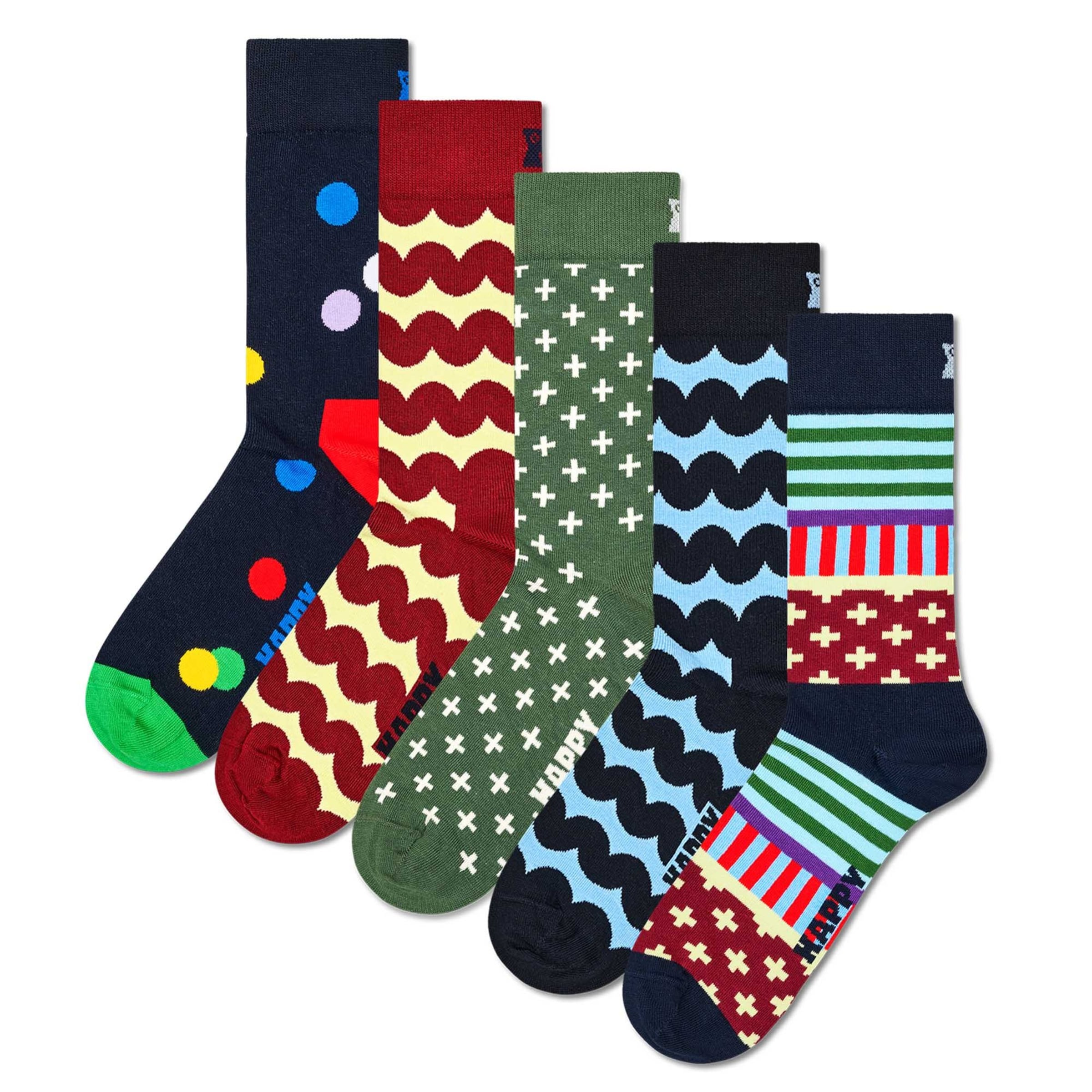 Calzino 'Classic' di Happy Socks in blu: frontale