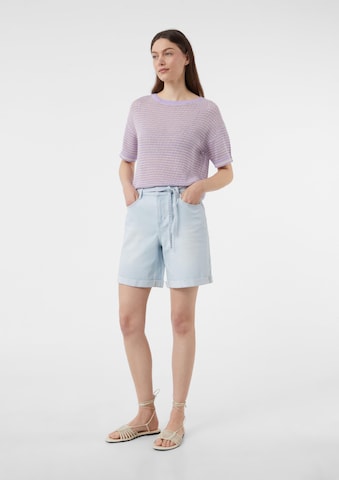 comma casual identity Trui in Lila
