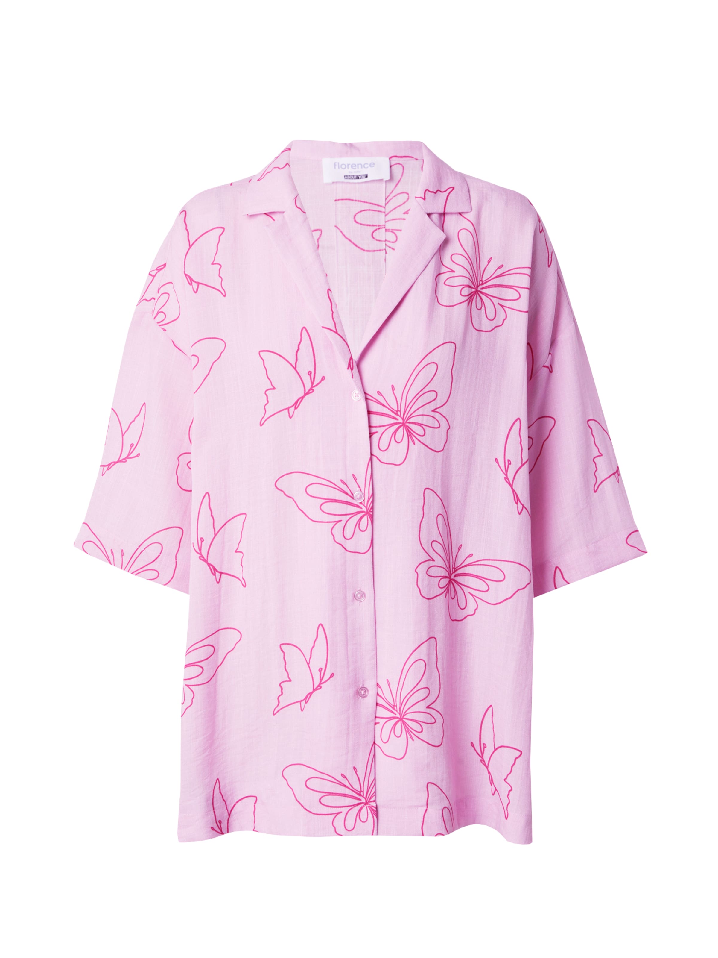florence by mills exclusive for ABOUT YOU Blusa 'Break Time' en rosa pastel / rosa oscuro, Vista del producto