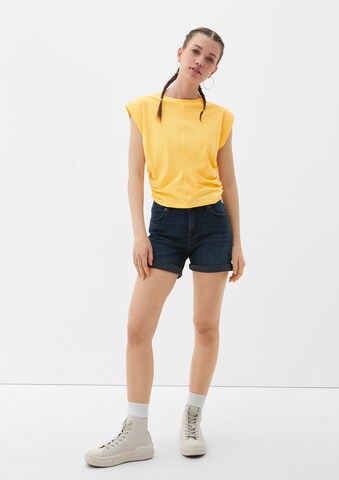 QS Shirt in Gelb