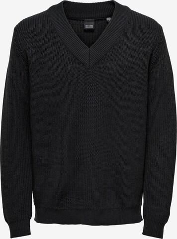 Only & Sons Sweater in Blue: front