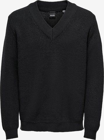 Only & Sons Sweater in Blue: front