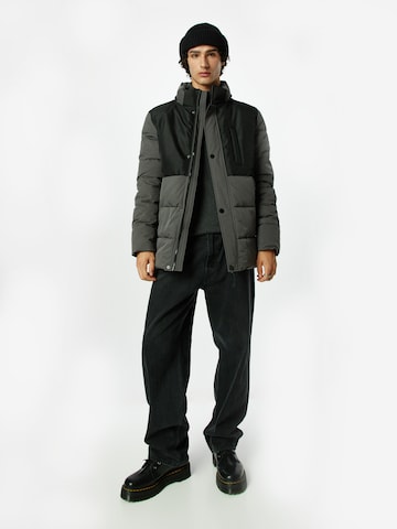 INDICODE JEANS Winter Jacket 'Titan' in Grey