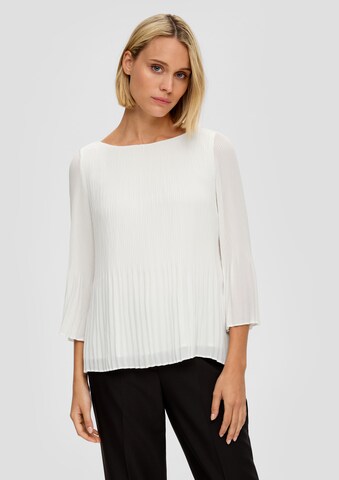 s.Oliver BLACK LABEL Blouse in Wit: voorkant