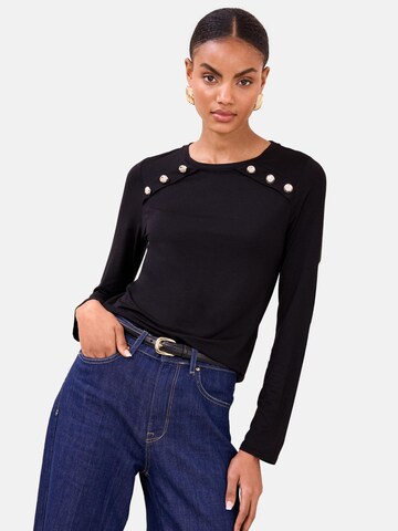 Lipsy Shirt in Schwarz: Vorderseite