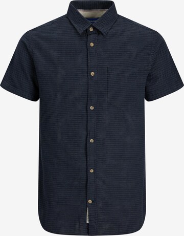 JACK & JONES Button Up Shirt 'Abel' in Blue: front