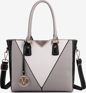 Miss Lulu Shoulder Bag in Grey: front