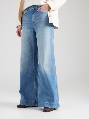 Wide Leg Jean Rich & Royal en bleu : devant