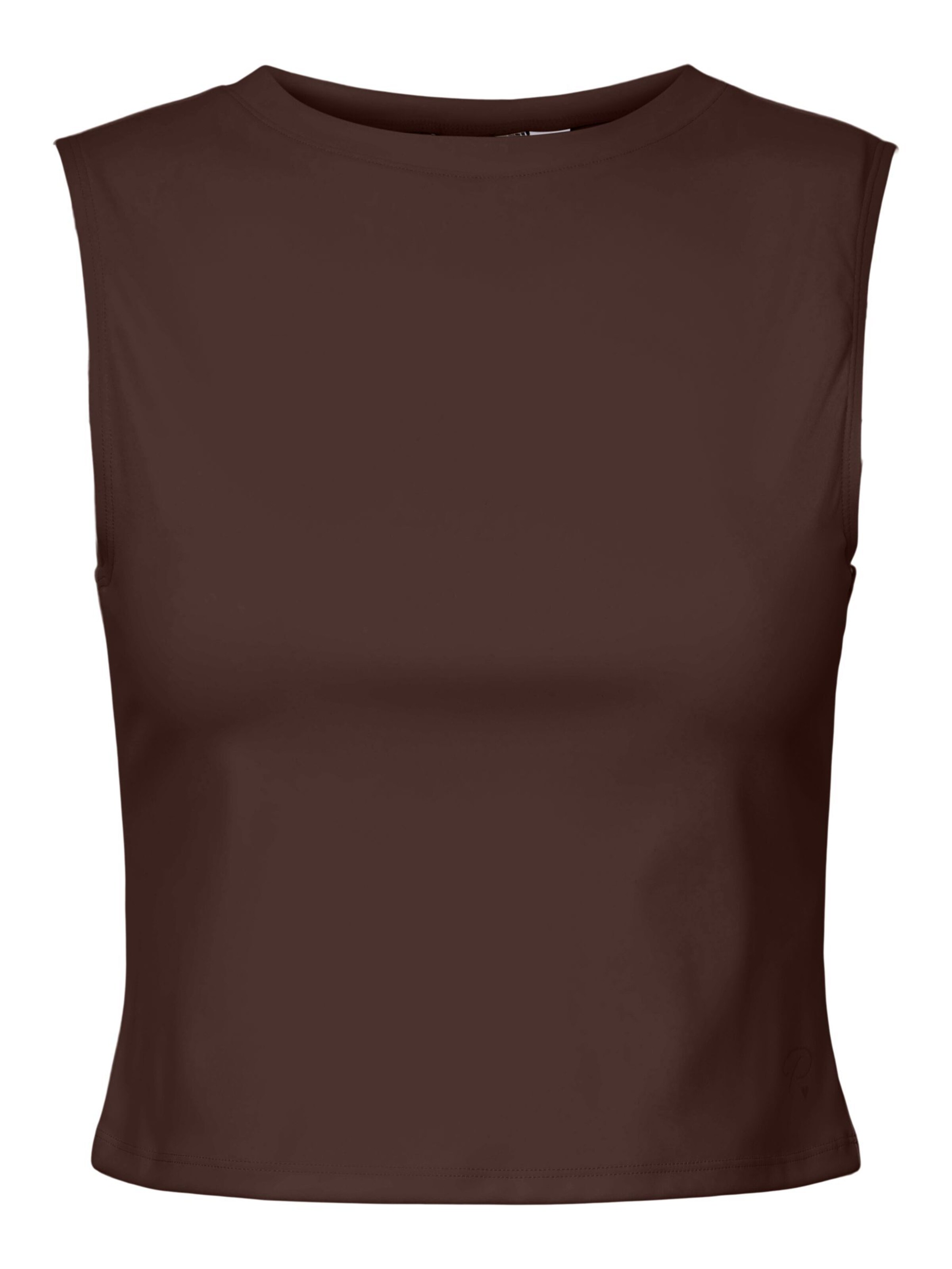 Top di PIECES in marrone: frontale