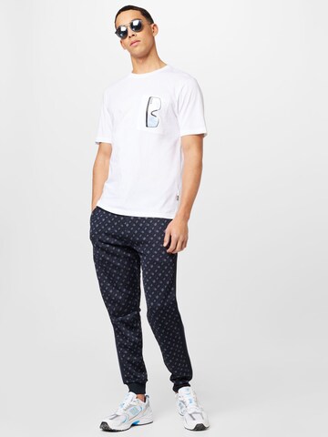 BOSS Black Tapered Trousers 'Lamont' in Blue