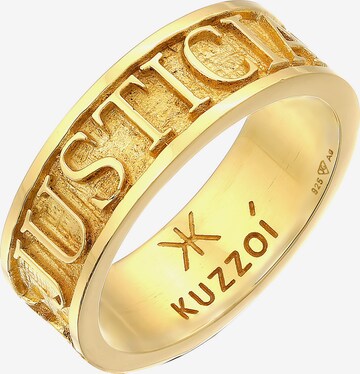 KUZZOI Ring in Goud: voorkant