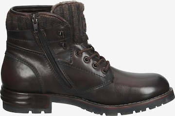 bugatti Lace-Up Boots 'Sentra' in Brown