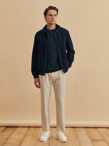 DAN FOX APPAREL Between-Season Jacket 'Fiete' in Blue