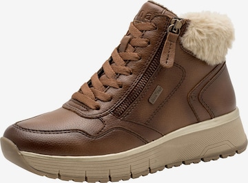 Bottines à lacets JANA en marron : devant