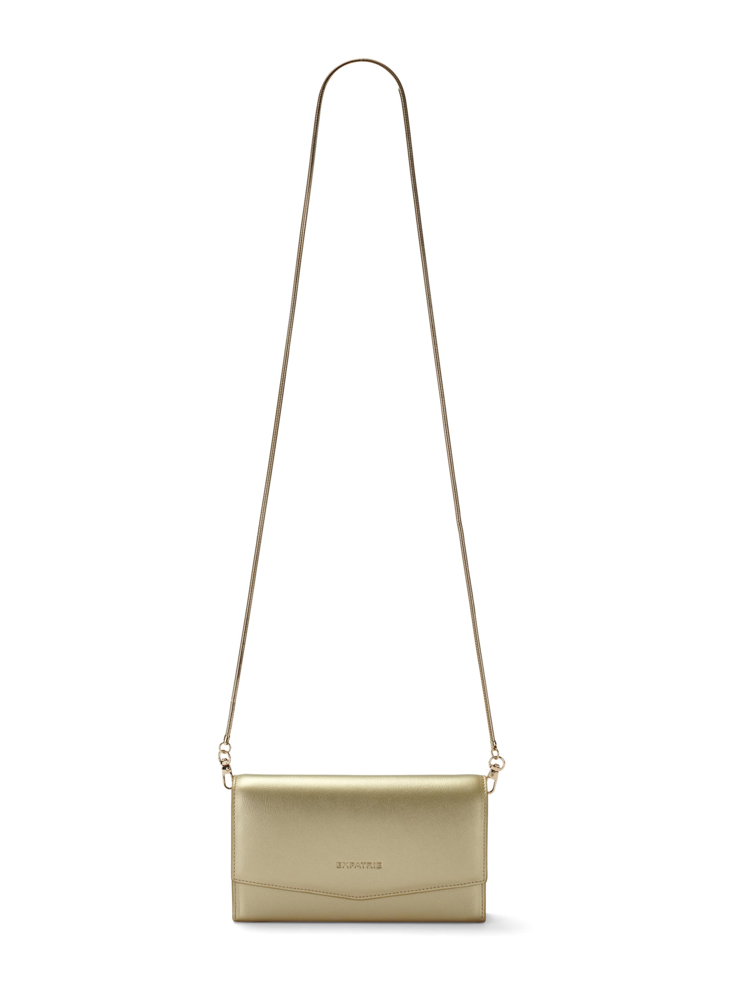 Expatrié - Bolso de noche 'Camille' en oro