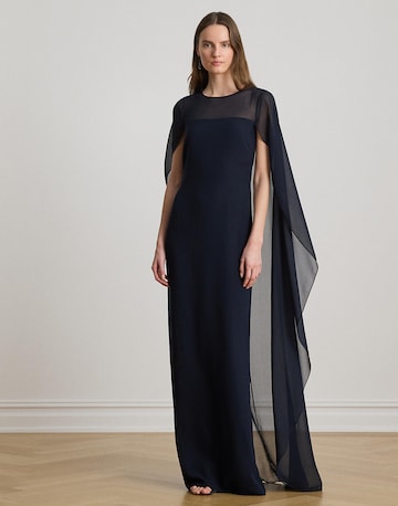 Lauren Ralph Lauren - Vestido de festa em azul: frente