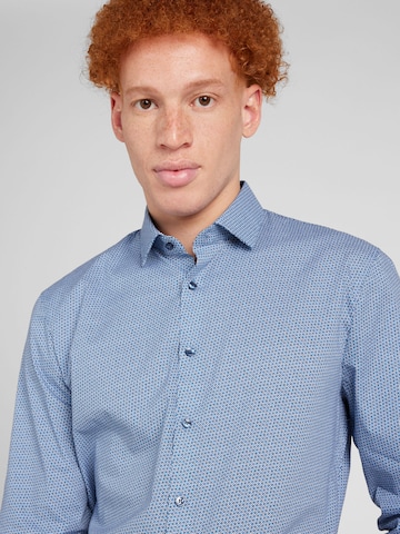 OLYMP Slim fit Button Up Shirt in Blue