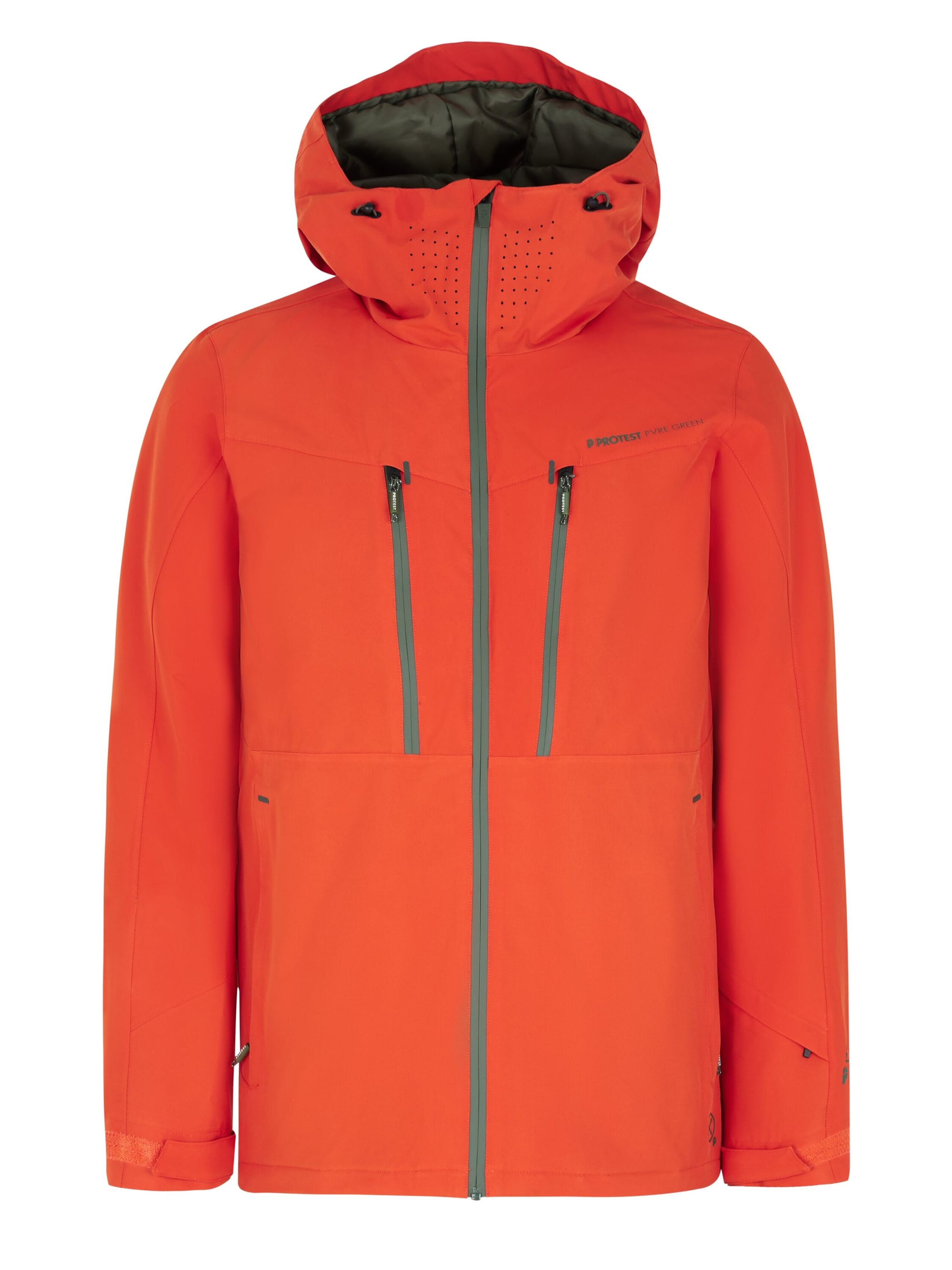 PROTEST Athletic Jacket 'PRTTIMOTHY' in Orange: front