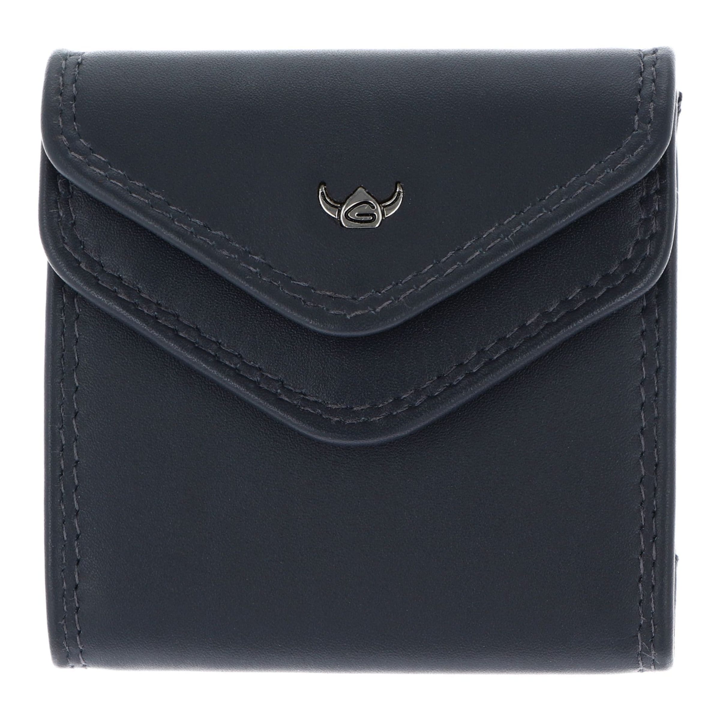 Porte-monnaies 'Polo ' GOLDEN HEAD en bleu : devant