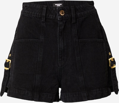 Hoermanseder x About You Shorts 'Elva' (OCS) in gold / black denim, Produktansicht