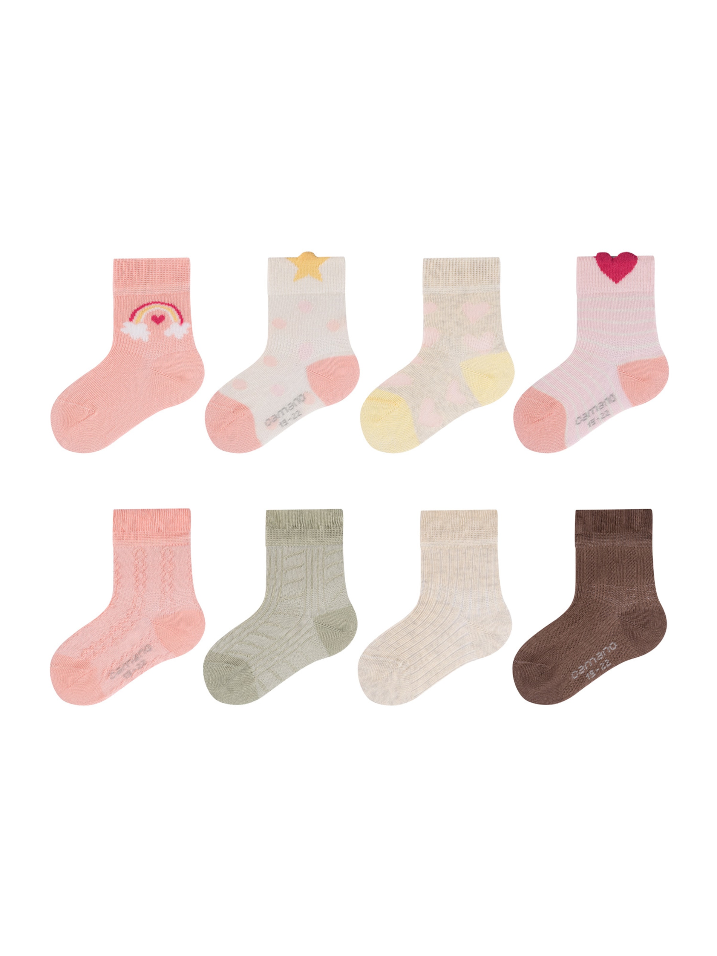 camano Socken in Mischfarben: Vorderseite