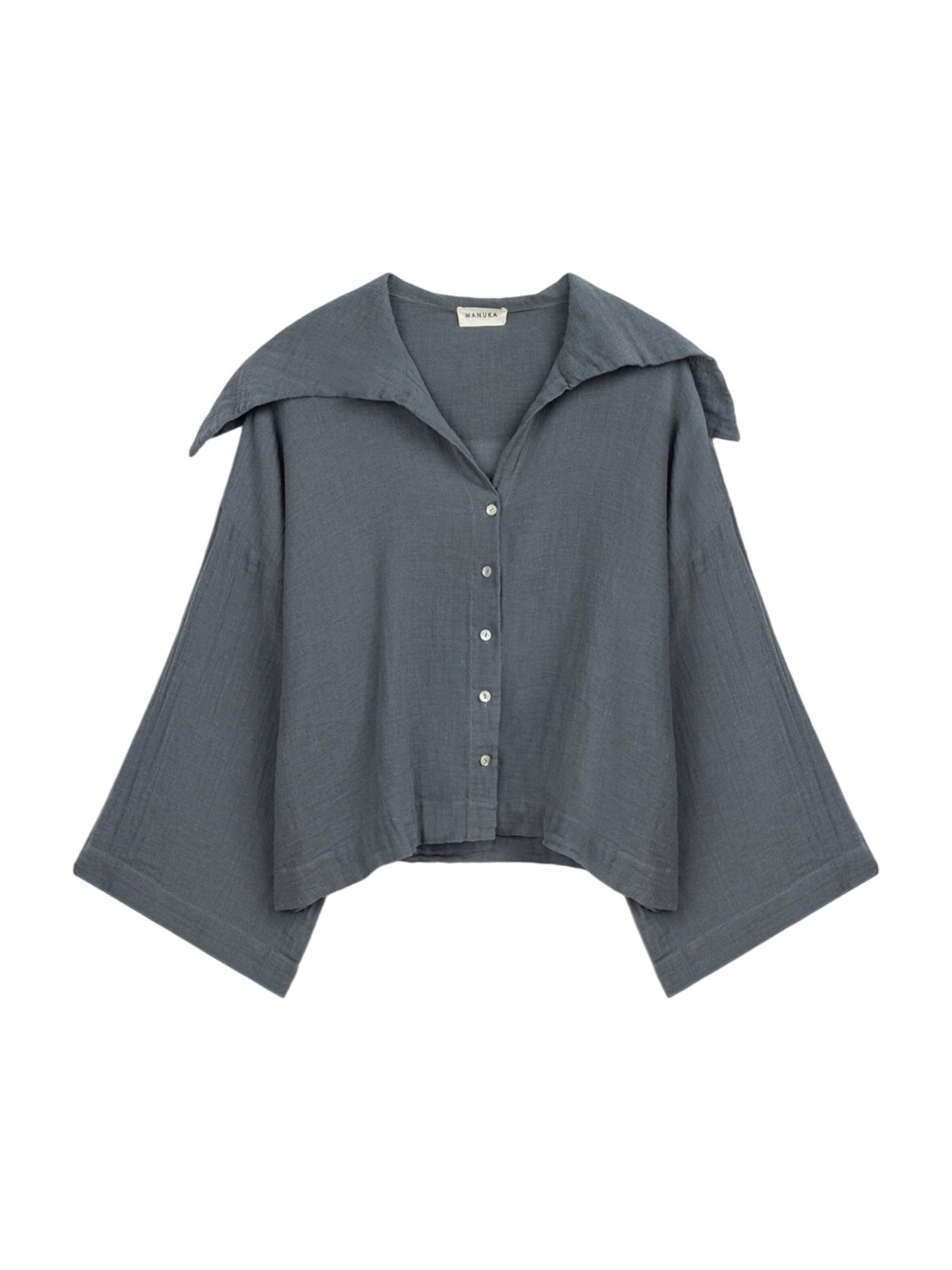 MANUKA Bluse‌‌‌‌‌‌‌‌ in Blau