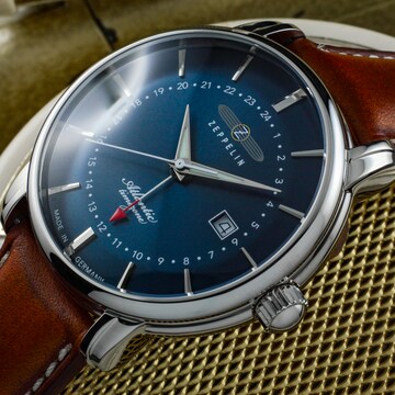 Zeppelin Analog Watch 'Atlantic' in Brown
