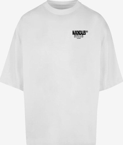 MJ Gonzales T-Shirt en noir / blanc, Vue avec produit