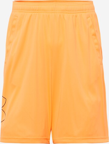 UNDER ARMOUR Sportsbukser i orange: forside