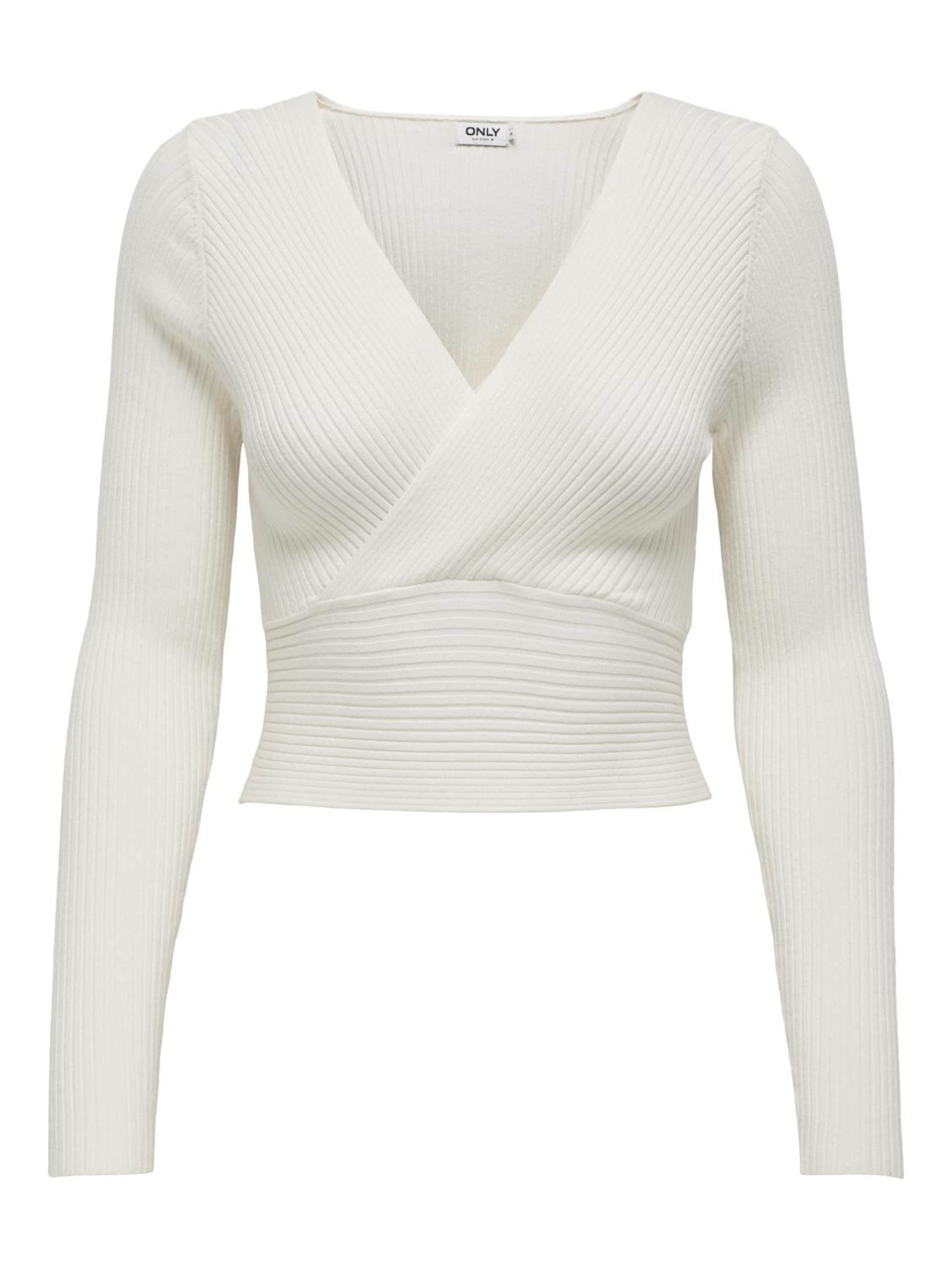 balta ONLY Megztinis 'HONOR': priekis