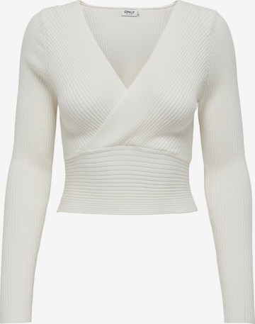 ONLY Sweater 'HONOR' in White: front