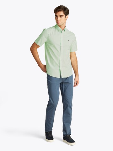Coupe regular Chemise 'Flex' TOMMY HILFIGER en vert