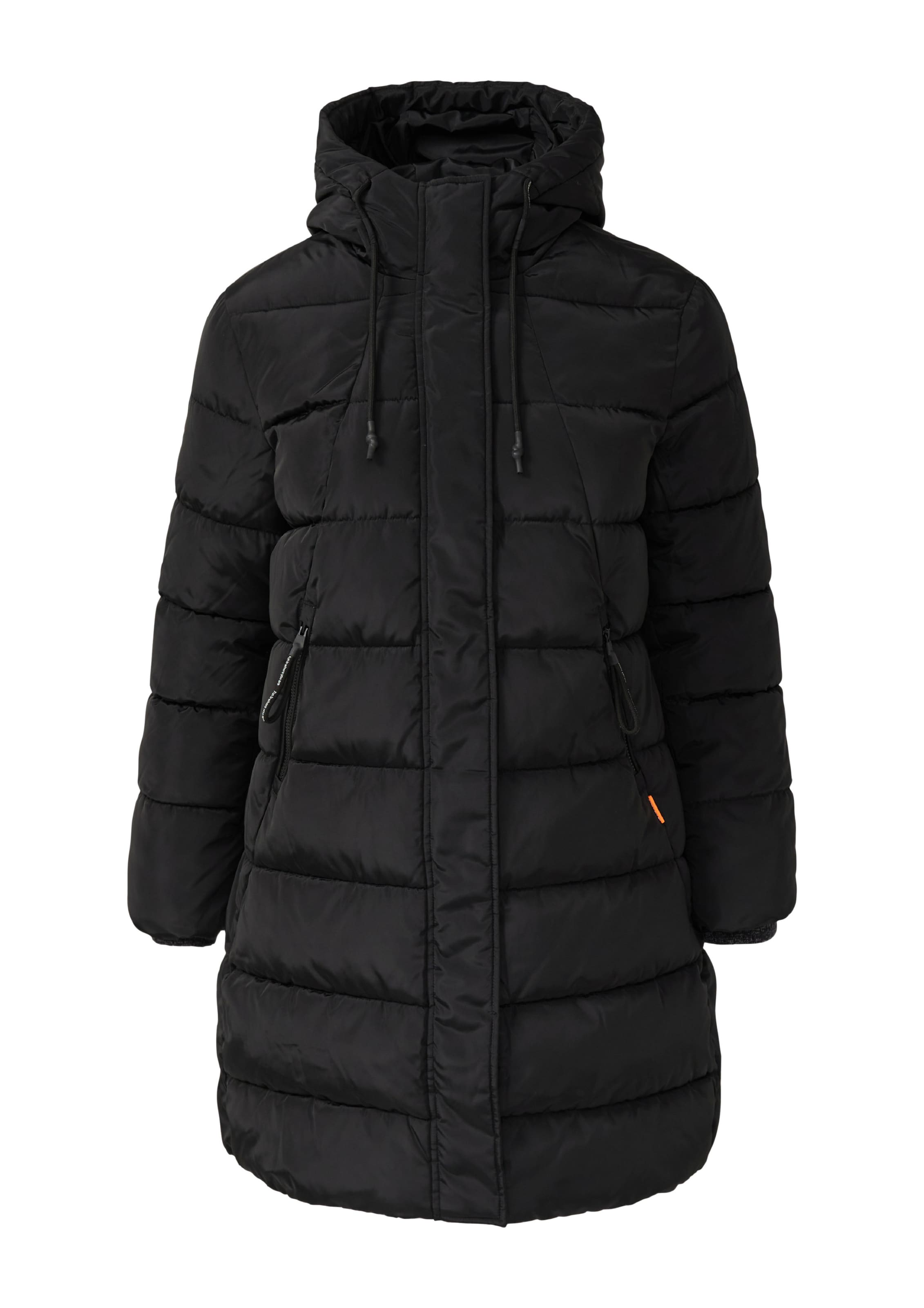 QS Wintermantel in Zwart: voorkant
