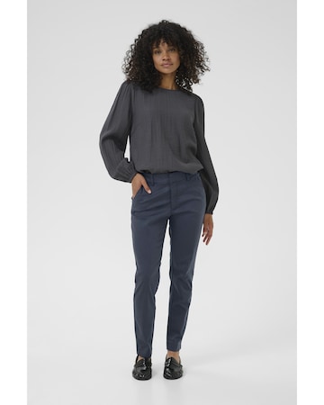 Kaffe Slimfit Hose in Schwarz